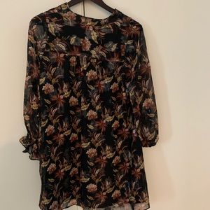 French connection multi colored mini dress